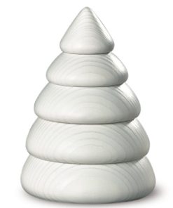 Winterbaum, klein (Höhe 9,5cm) weiß