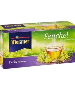 Meßmer, Kräutertee, Fenchel, fein-aromatisch, 25 Teebeutel, 75 g Packung