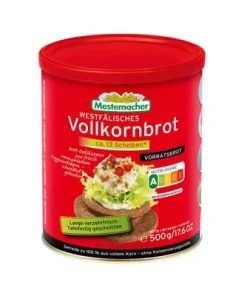 Mestemacher, Westfälisches Vollkornbrot, 500 g Dose