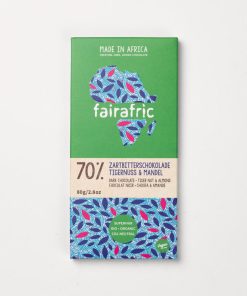 70% Bio-Zartbitterschokolade mit Tigernuss & Mandel