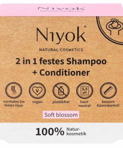 2 in 1 festes Shampoo & Conditioner Soft Blossom