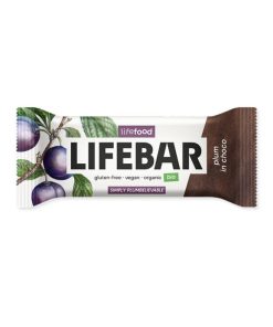 lifefood Lifebar InChoco Pflaume Roh Bio