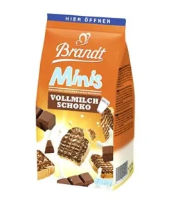 Brandt, Mini Zwieback, Schoko Vollmilch, 125 g Packung