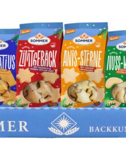 Bio Schütte Weihnachtsgebäck 125g 4-fach sortiert