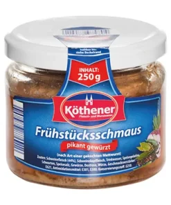 Köthener, Frühstücksschmaus, pikant gewürzt, 250 g Glas