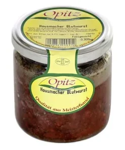 Opitz, Hausmacher Blutwurst, 300 g Glas