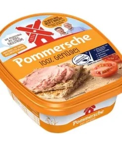 Rügenwalder Mühle, Pommersche Geflügelleberwurst, fein, 125 g Becher