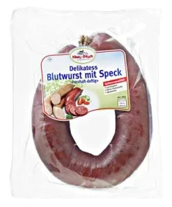 Klaas & Pitsch, Blutwurst im Ring, aus Schweinefleisch, 400 g Stück