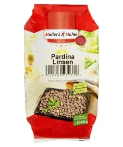 Müller’s Mühle, Pardina Linsen, 1 kg Beutel
