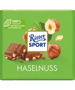 Ritter Sport, Tafelschokolade, Haselnuss, 250 g Packung