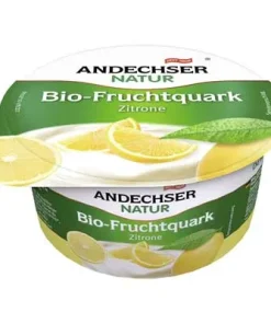 Andechser, Bio Fruchtquark Zitrone, 4,8 % Fett, 150 g Becher