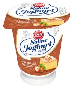 Zott, Sahnejoghurt, Biscotti alla Nocciola, 140 g Becher
