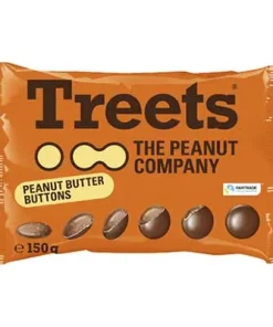 Treets, Peanut Butter Buttons, 150 g Beutel