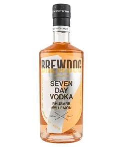 BrewDog, Seven Day Vodka, Rhubarb & Lemon, 40 % Vol., 0,7 l Flasche