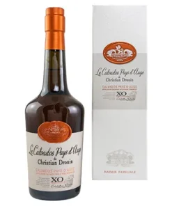 Christian Drouin, Calvados, XO, Pays d’Auge, 40 % Vol., 0,7 l Geschenkpackung