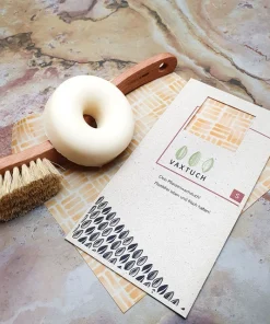 Vaxtuch – das vegane Wachstuch – Vaxtuch – Geschenke-Set Grösse S Farbe : gelb